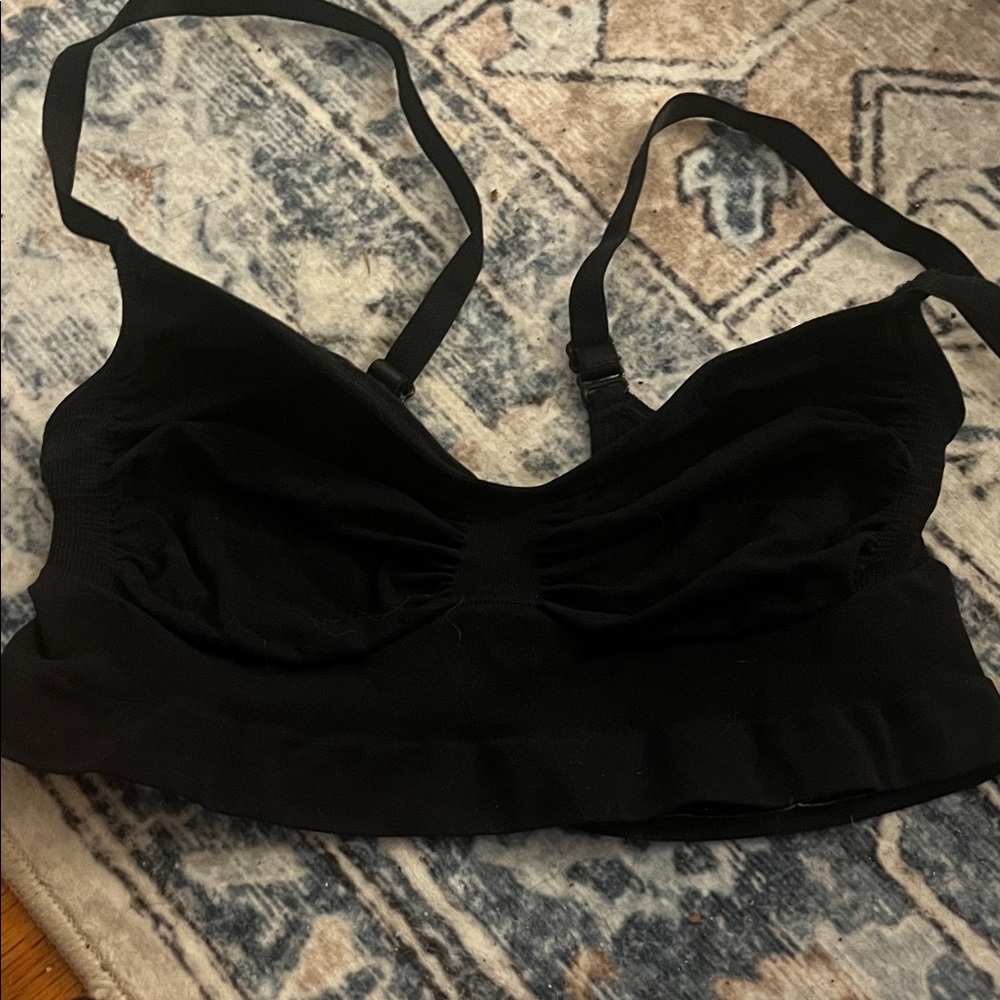 Skims Seamless Sculpt Bralette in Color Black